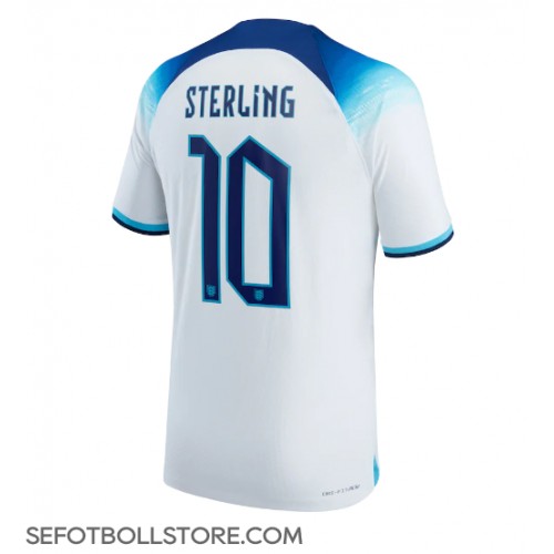 England Raheem Sterling #10 Replika Hemmatröja VM 2022 Kortärmad